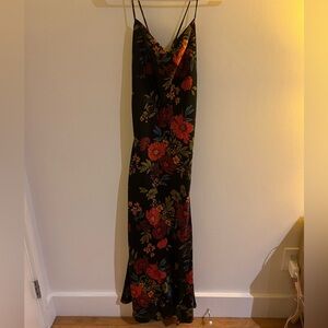 Floral Maxi Dress with Spaghetti Straps